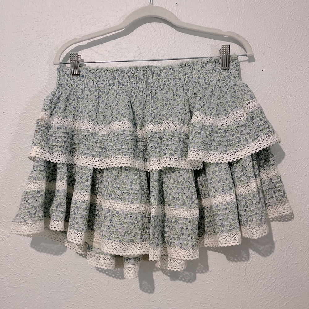 Aerie Multi Layered Skirt | Loveshackfancy Vibes | Size L